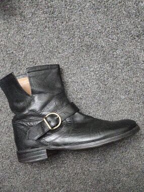 Fiorentini + Baker Black Leather Ankle Boots